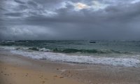 Summer Storm on the Beach