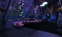 Enterprise's Observation Lounge at Night