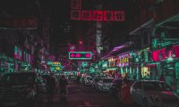 Cyberpunk City Streets