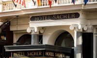 Lobby and restaurant of the famous Viennese Hotel Sacher