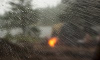 Rain in a tent