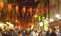 chinese town background