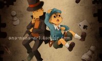 Professor Layton, solving puzzles