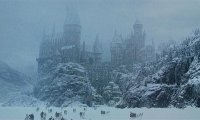 Hogwarts Grounds in winter