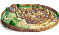 Middle Age village. - For fanfiction writers.