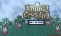 Rainy Day Animal Crossing Town