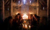 Enjoy the calm, peace, and comfort of the tavern / mead hall