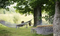 A stormy summer afternoon in the countryside