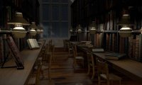 Another day in the Hogwarts library