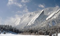 Path through mountains