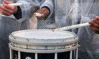 Drums, Rain, Binaural Hum