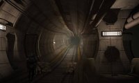 Fo4- Inside an abandoned subway tunnel